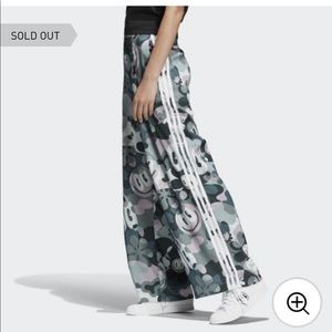 Adidas wide leg satin pants- sold out everywhere!